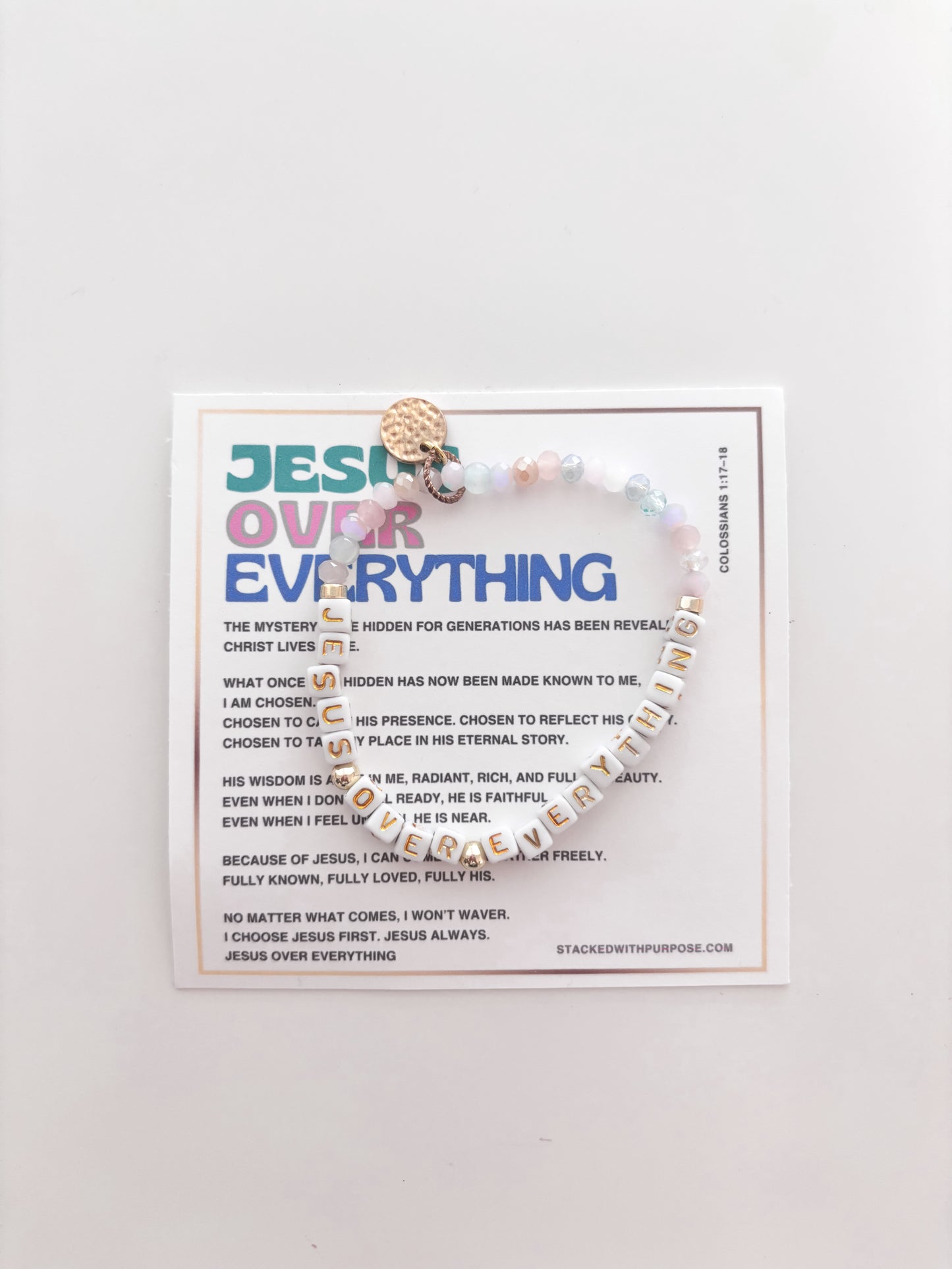Jesus Over Everything Bracelet
