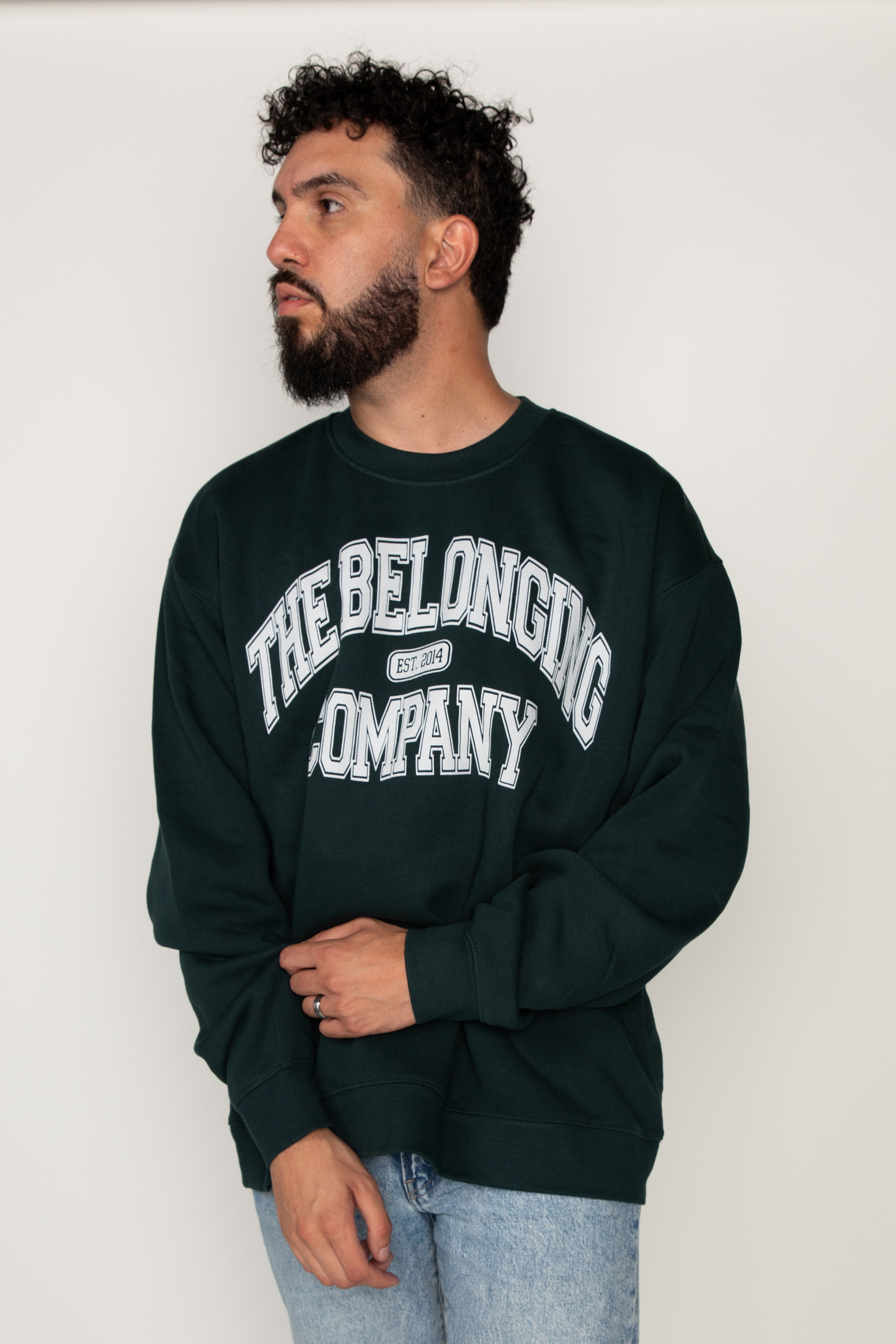 The Belonging Co Varsity Crewneck