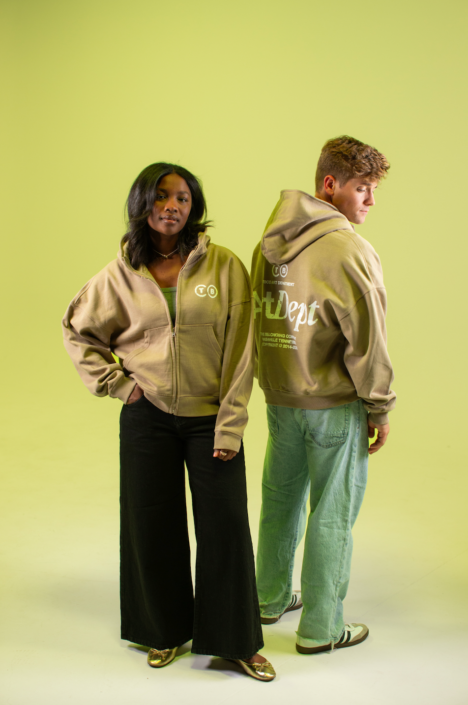 Art Department Sand Zip Up