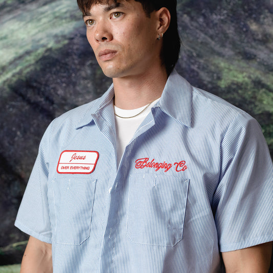 Jesus Over Everything Work Shirt