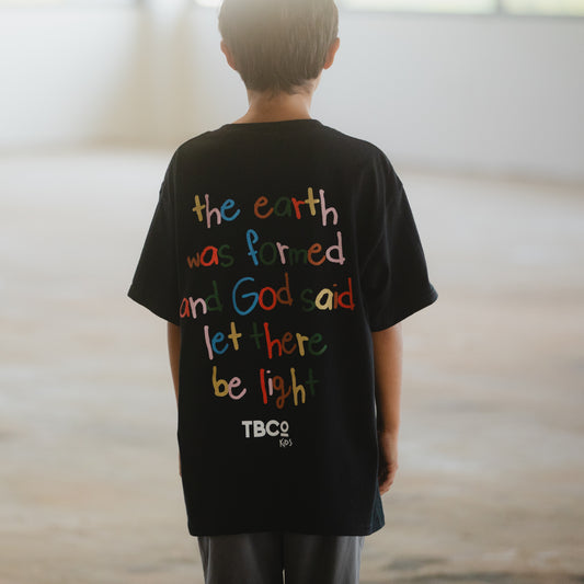 Earth Formed Kids Tee - Black