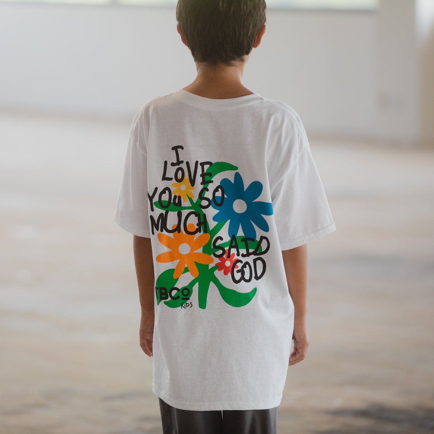 Said God Kids Tee - White
