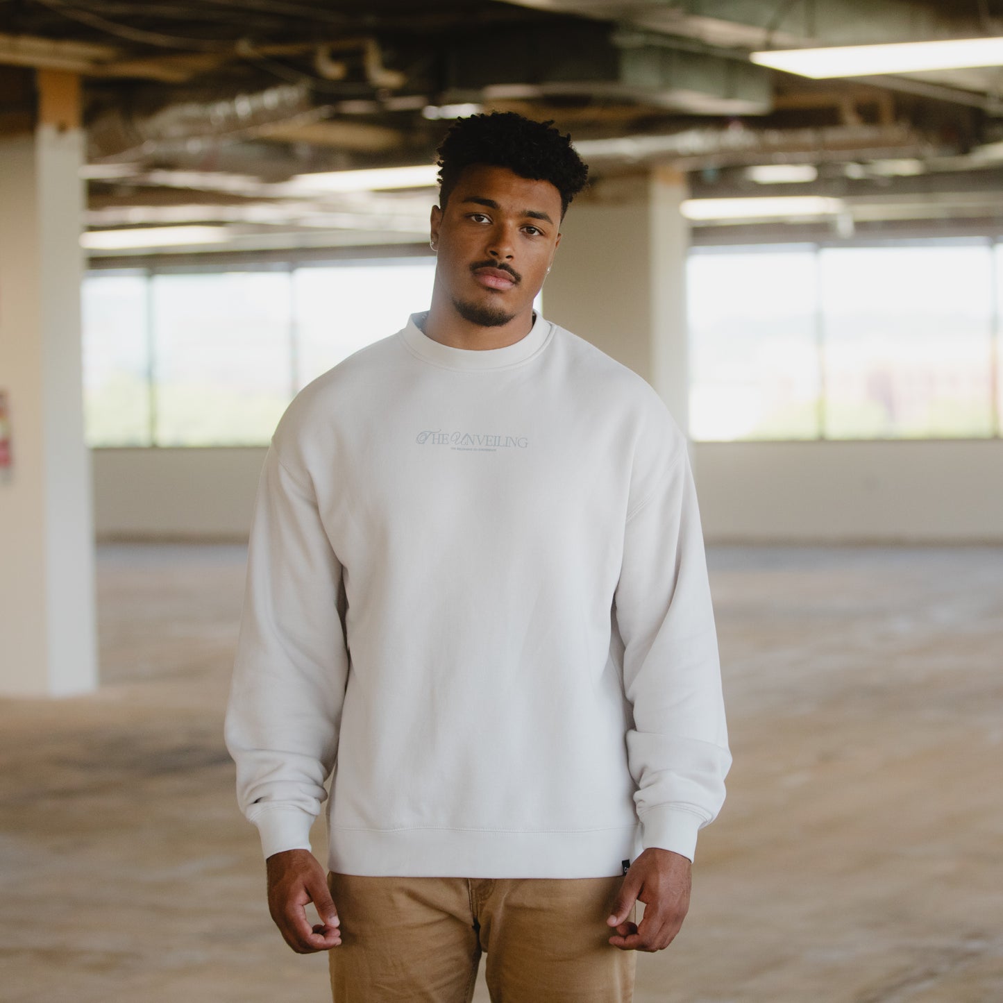 Mystery Crewneck Sweatshirt - Bone