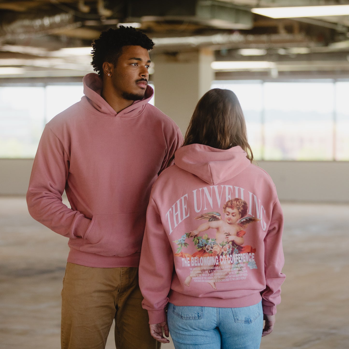 The Unveiling Angel Hoodie - Pink