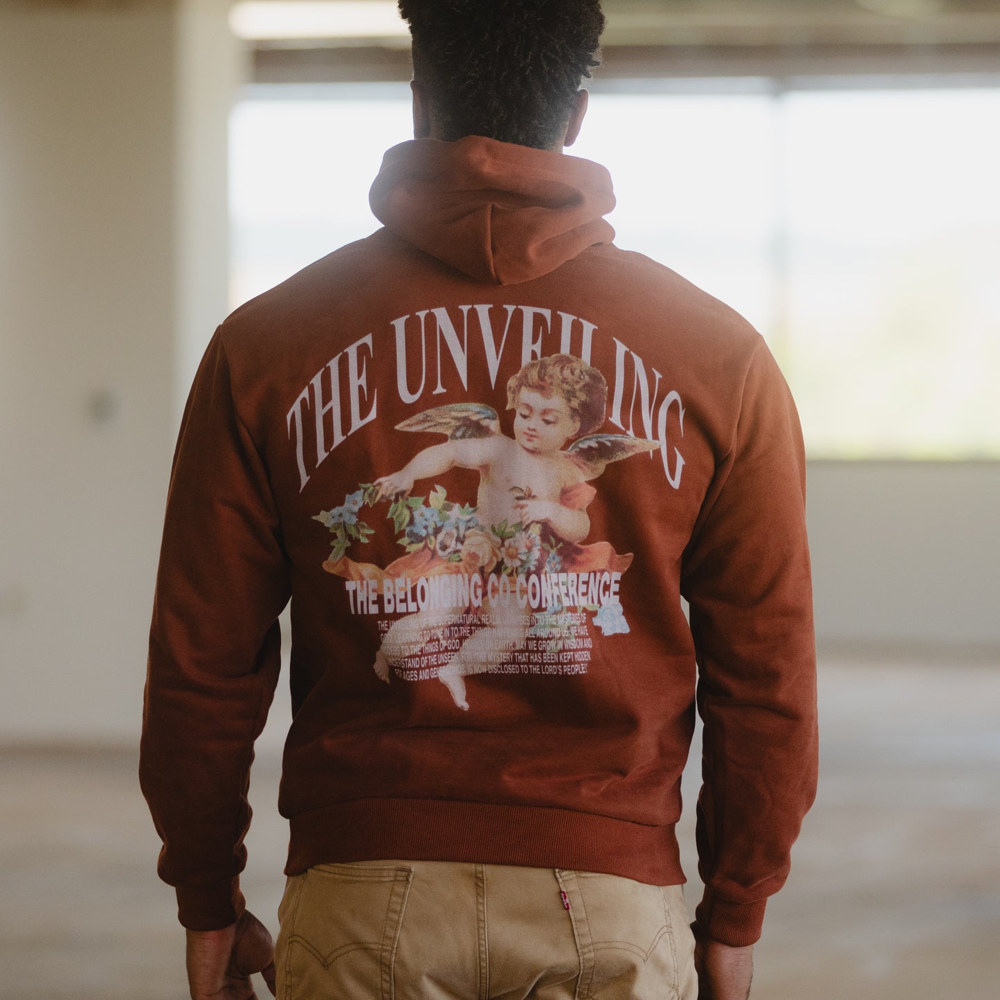 The Unveiling Angel Hoodie - Brown