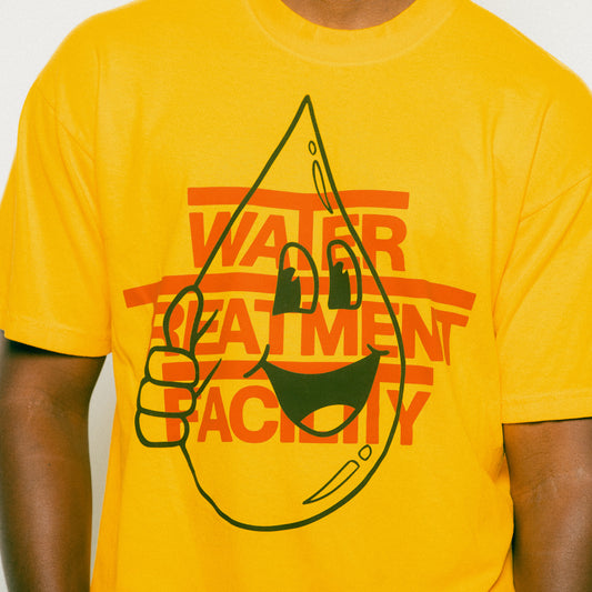 Water Treatment Facility Tee - Gold