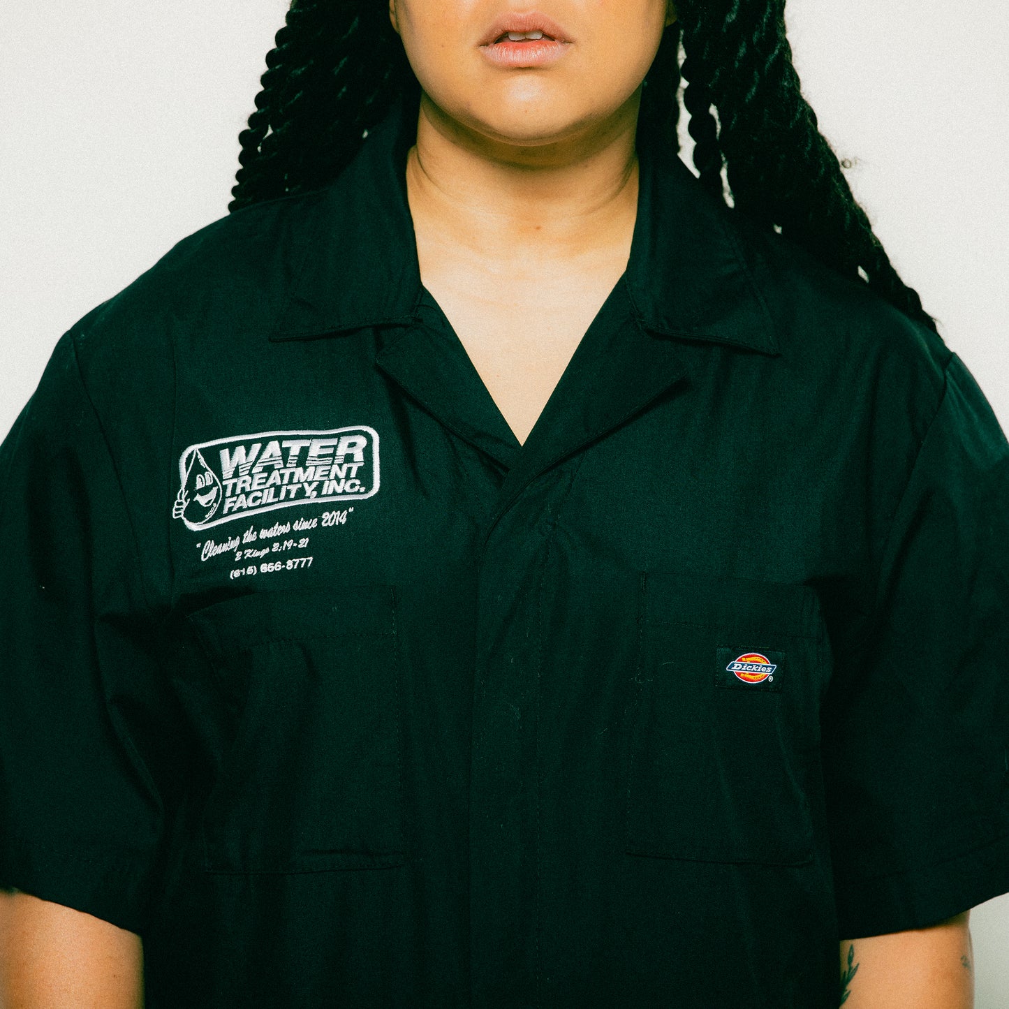 Water Treatment Facility Dickies Short Sleeve Coveralls