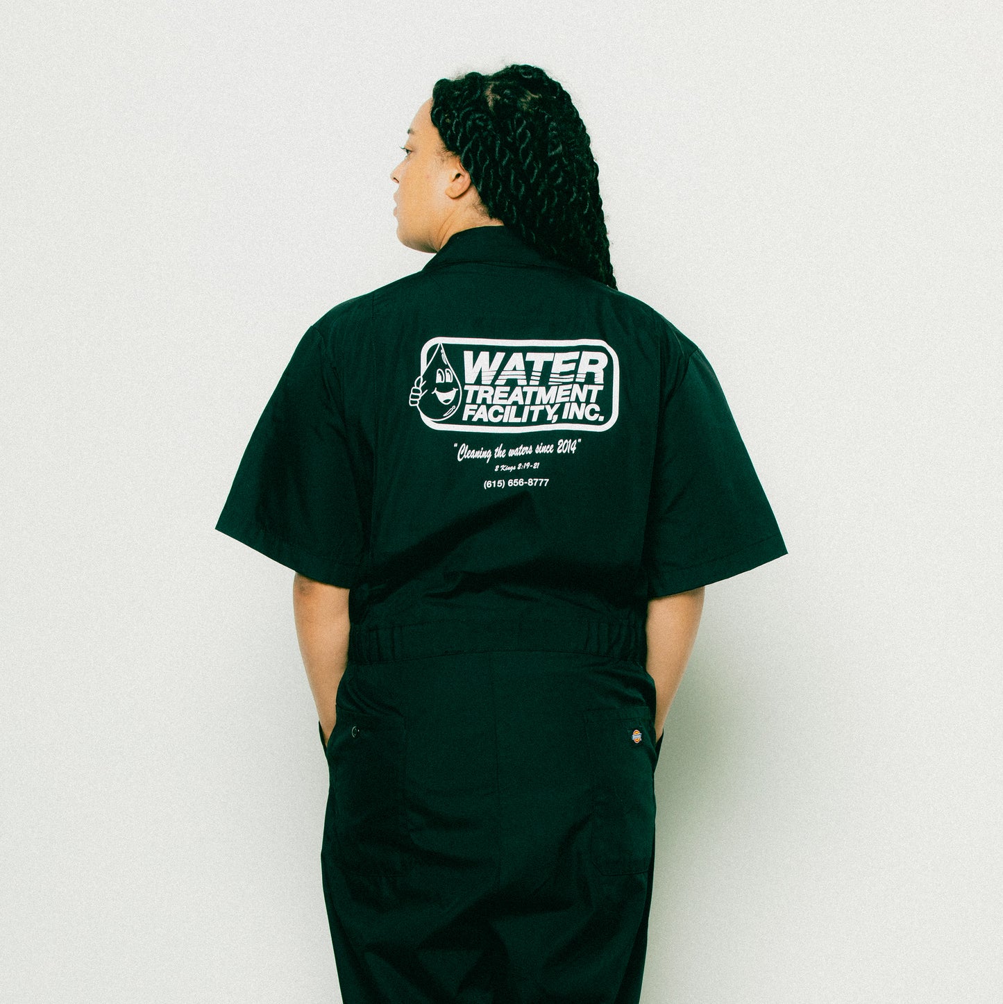 Water Treatment Facility Dickies Short Sleeve Coveralls