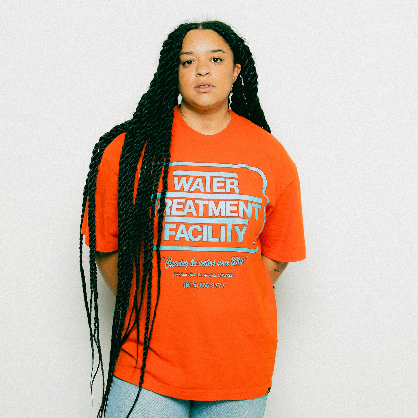 Water Treatment Facility Tee - Orange