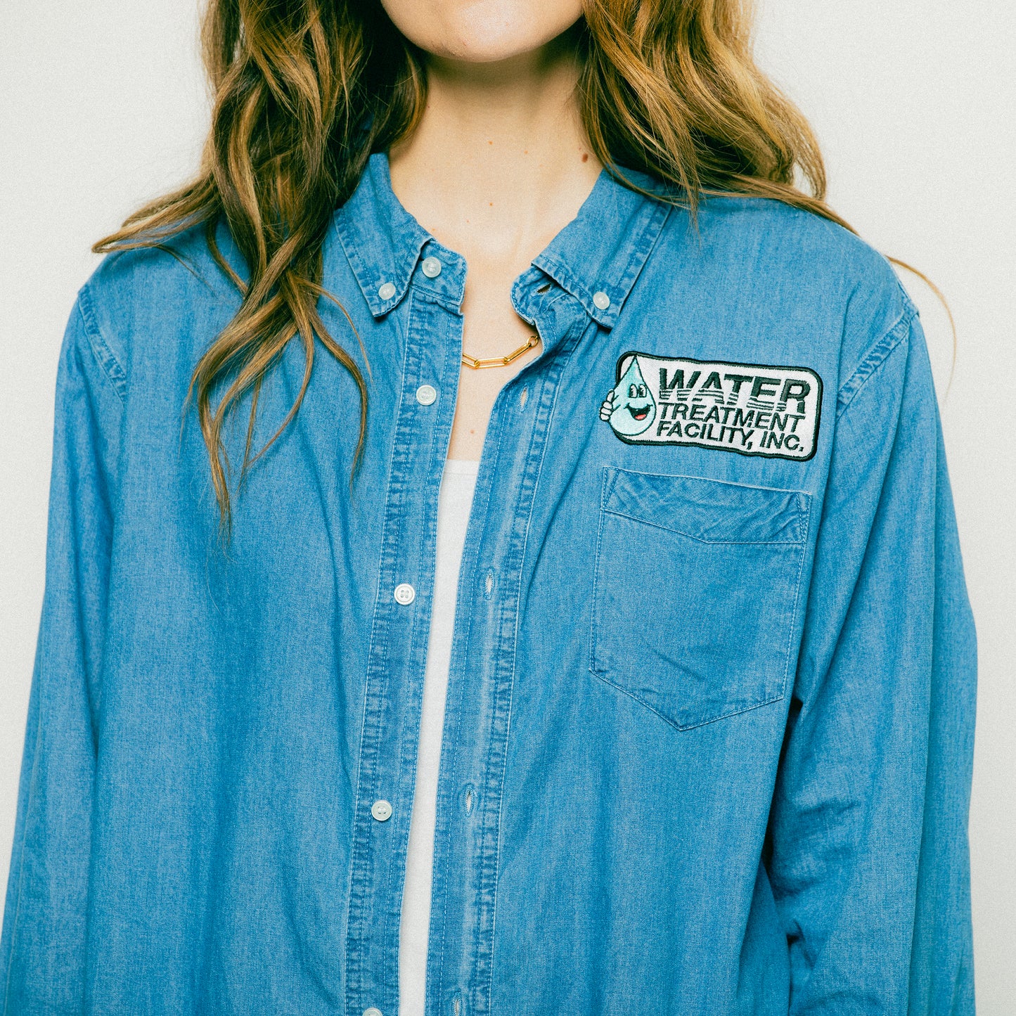 Water Treatment Facility Denim Shirt