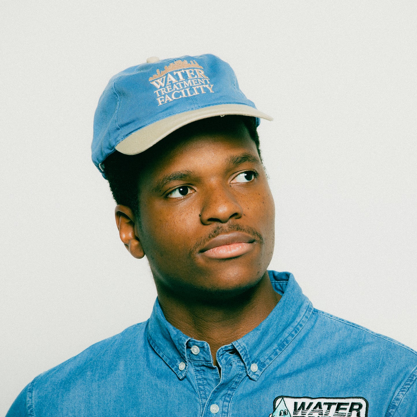 Water Treatment Facility Dad Hat - Blue + Khaki