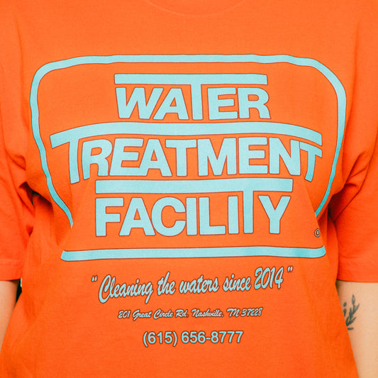 Water Treatment Facility Tee - Orange