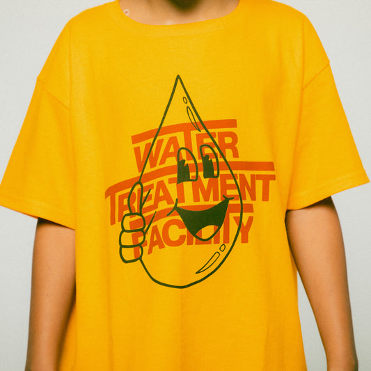 Water Treatment Facility Kids Tee - Gold