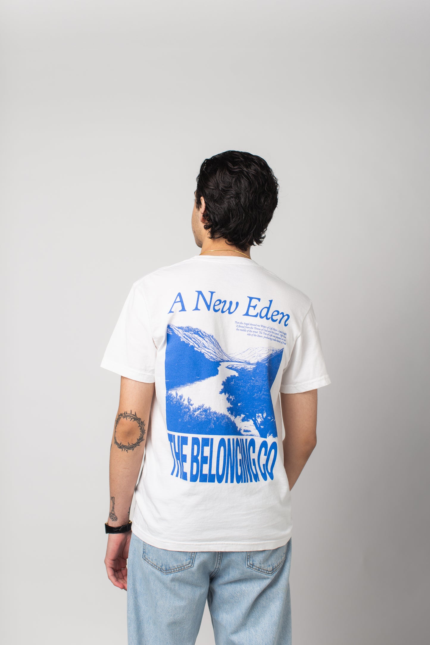 Eden Mono Blue Tee