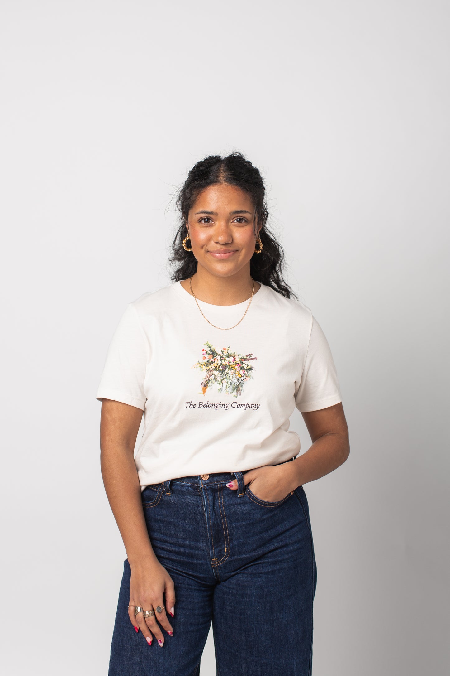 The Belonging Co Flower Tee