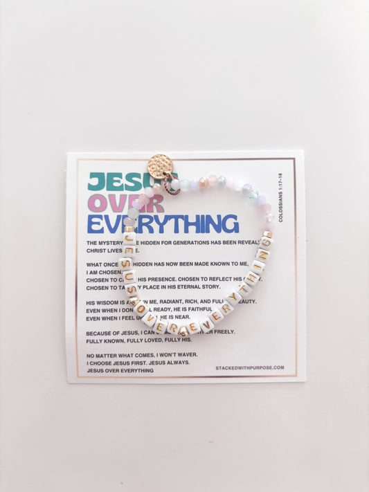 Jesus Over Everything Bracelet