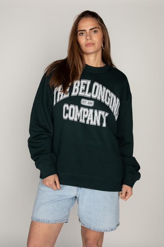 The Belonging Co Varsity Crewneck