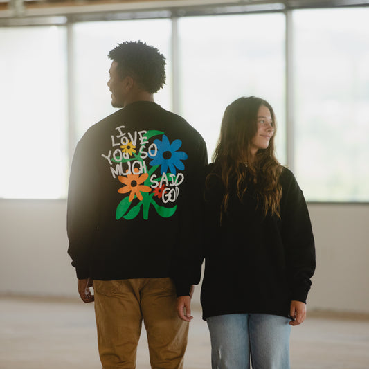 Said God Crewneck Sweatshirt - Black