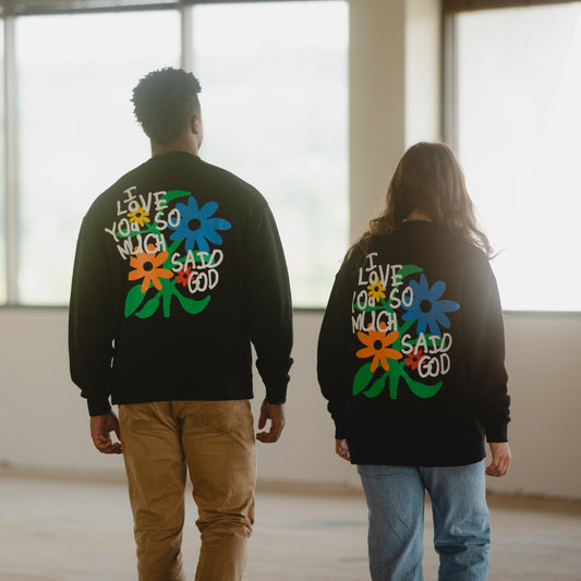 Said God Crewneck Sweatshirt - Black