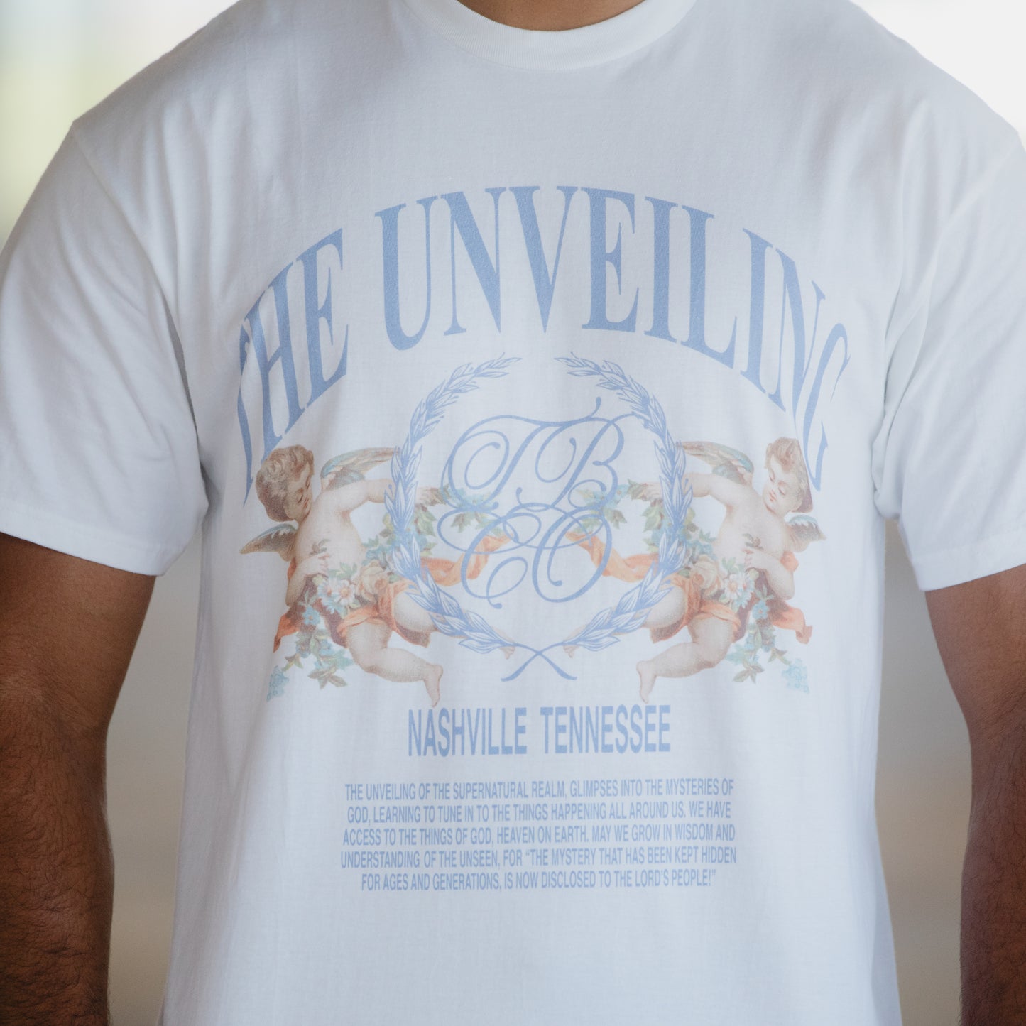 The Unveiling Angel Tee - White