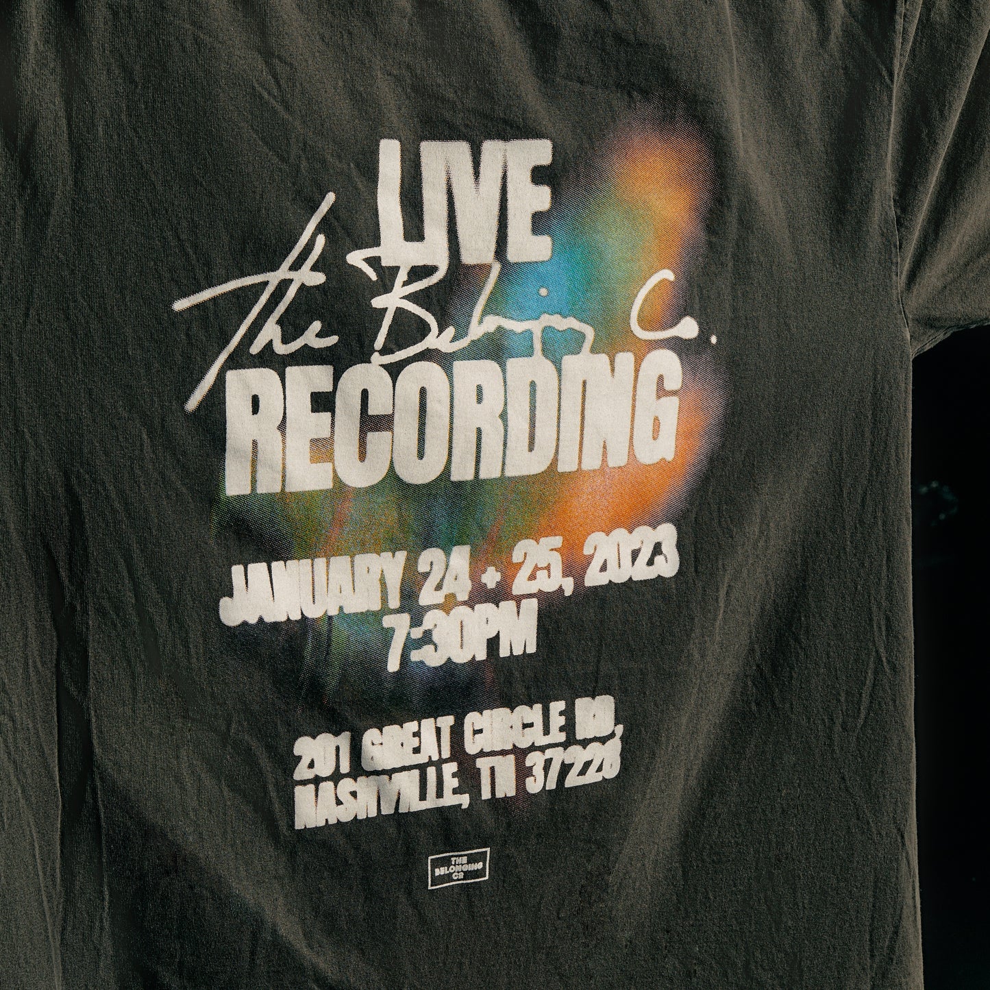 ALBUM RECORDING NIGHT TEE [IN PERSON]