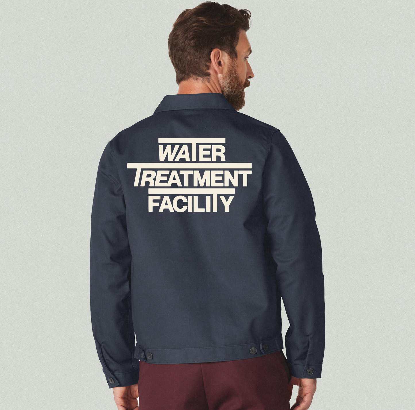 Water Treatment Facility Dickies Jacket - Navy