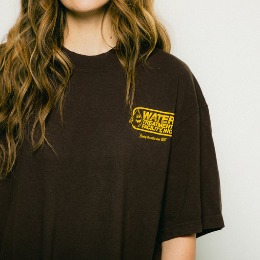 Water Treatment Facility Tee - Brown